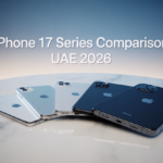 مقارنة جميع إصدارات iPhone 17 في الإمارات 2026 تظهر iPhone 17 وPro وPro Max وAir و17e
