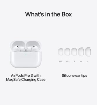 Apple AirPods Pro 3 wireless earbuds with MagSafe charging case – 2026 Review