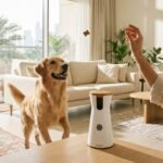 Furbo 360° Dog Camera: Home Security Camera with Barking Alerts, Rotating Pet Treat Camera with Phone App, Smart Home Indoor Puppy Cam with 2-Way Speaker and Night Vision (No Subscription Required) | 360° Rotating Live View, Barking Alerts, Treat Toss, 2-Way Audio, Night Vision, Smart Home Puppy Monitoring, No AI Alerts