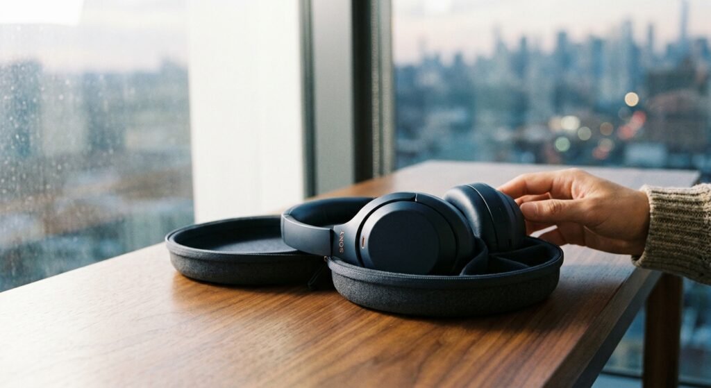 Sony WH-1000XM6 The Best Wireless Noise Canceling Headphones, HD NC Processor QN3, 12 Microphones, Adaptive NC Optimizer, Mastered by Engineers, Studio-Quality, 30-Hour Battery, Black | HD NC Processor QN3, 12 Microphones, Adaptive NC Optimizer, Mastered by Engineers, Studio-Quality, Up to 30 Hrs of Battery