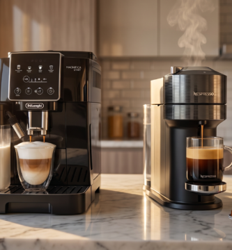 مقارنة ماكينة De'Longhi Magnifica Start وNespresso Vertuo Next لأفضل ماكينة قهوة 2026