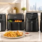 أفضل قلاية هوائية في الإمارات 2026: Ninja Foodi MAX وPhilips 3000 وCOSORI وNutricook على سطح المطبخ